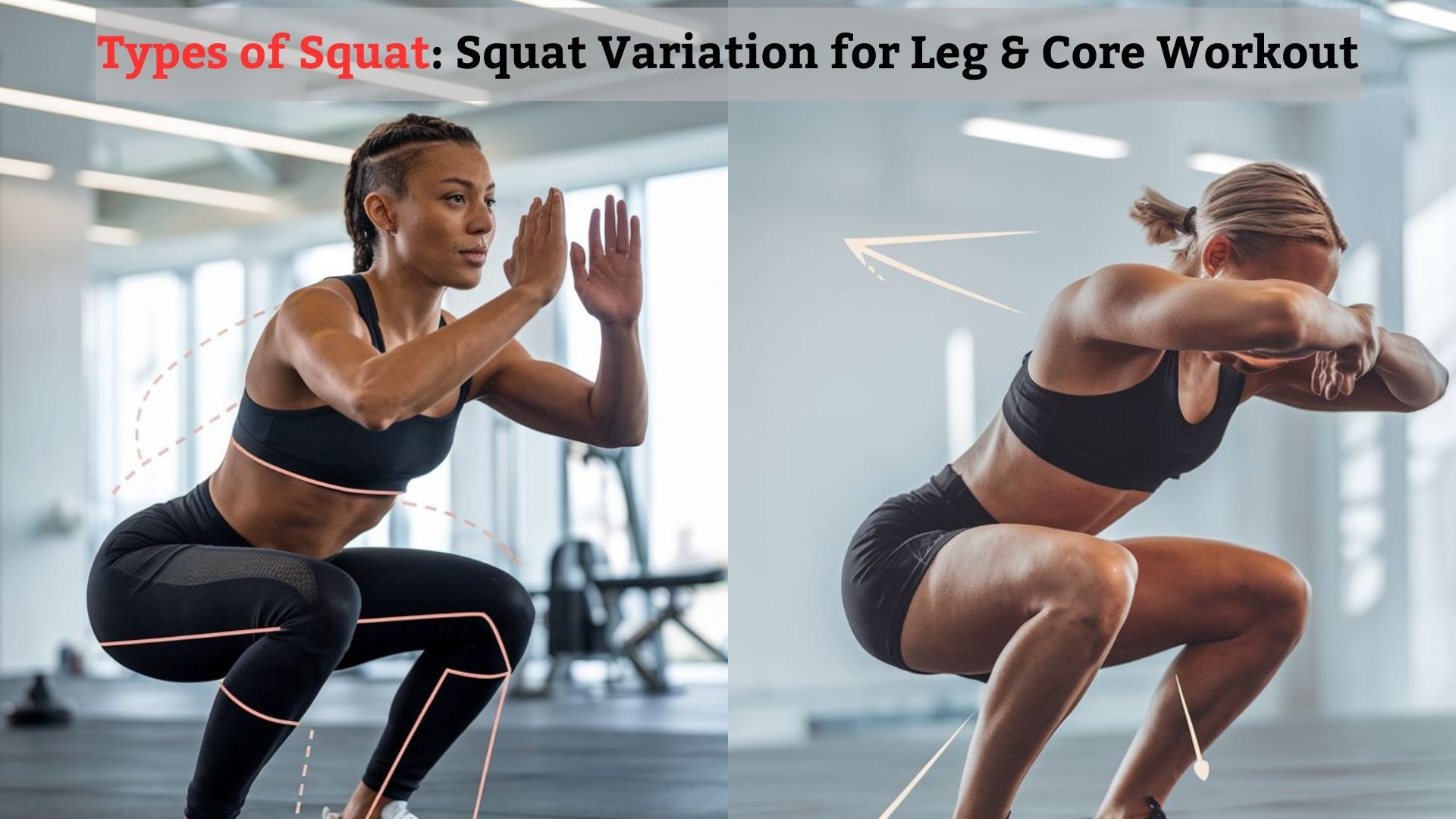 Types of Squat: Squat Variation for Leg & Core Workout